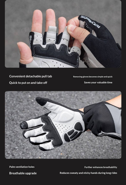 Guantes de Ciclismo de Dedo Completo para Hombre y Mujer - Viajes Largos - Image 18