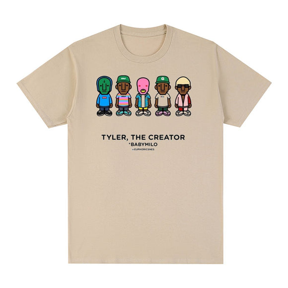Camiseta Vintage Hip Hop Rapper de Algodón para Hombre