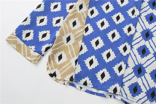 Conjunto de Falda Pantalón Estampado Estilo Europeo y Americano - Image 23