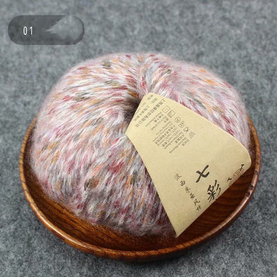 Hilo de Lana Multicolor para Crochet Artesanal - Ovillo Mediano Grueso - Image 9