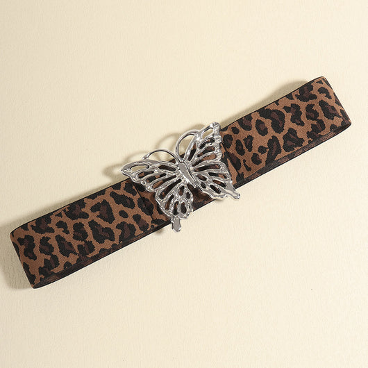 Cinturón Elástico para Mujer con Hebilla Mariposa - Accesorio Decorativo Versátil - Image 16