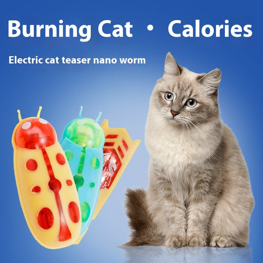 Juguete Interactivo para Gatos - Cepillo Eléctrico Saltarín Nano