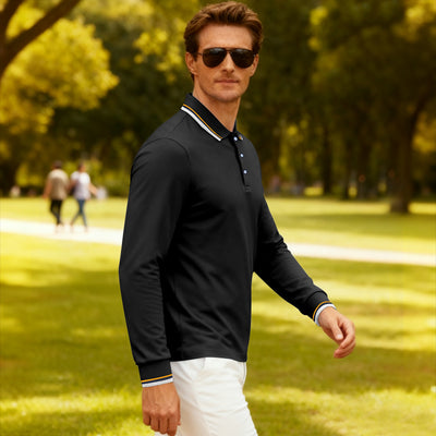 Polo Jacquard Casual para Hombre - Secado Rápido y Transpirable - Image 7