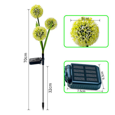 Lámpara Solar Decorativa Diente de León para Jardín - Image 7
