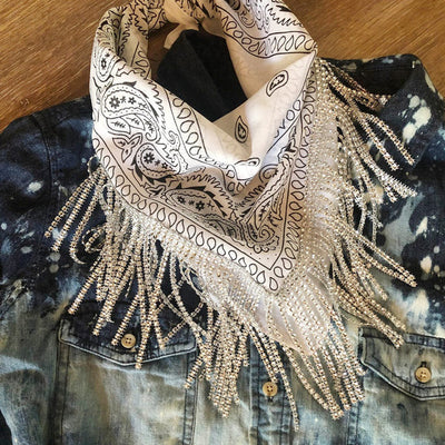 Bandana Franja Strass para Despedida de Soltera - Accesorio Brillante - Image 15