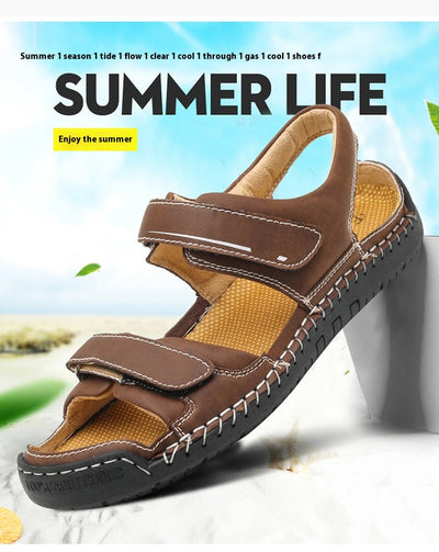 Sandalias de Cuero para Hombre Estilo Casual Moderno - Image 24