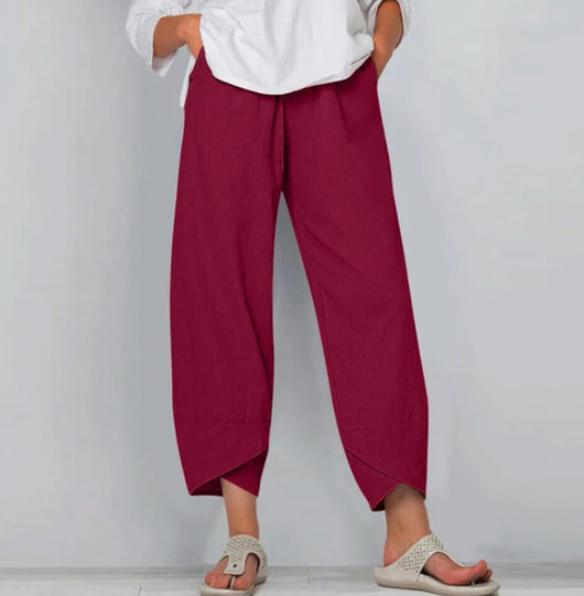 Pantalones rectos casuales para mujer - Image 7