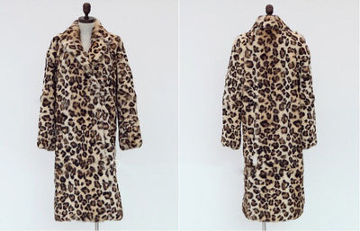 Abrigo Largo Estampado Leopardo para Mujer - Diseño Minimalista y Versátil - Image 12