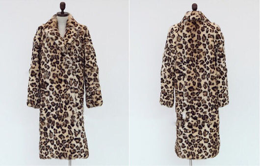 Abrigo Largo Estampado Leopardo para Mujer - Diseño Minimalista y Versátil - Image 12