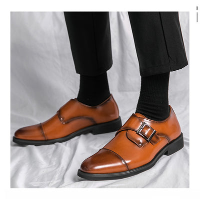 Zapatos de Tacón Bajo Estilo Británico Moderno - Image 11