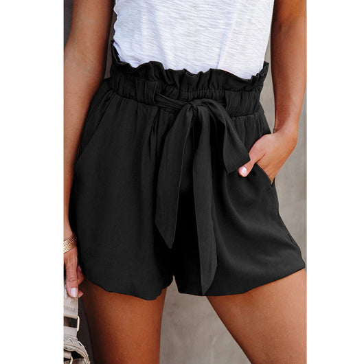 Pantalones Cortos Casuales para Mujer Cintura Alta Holgados Verano - Image 6