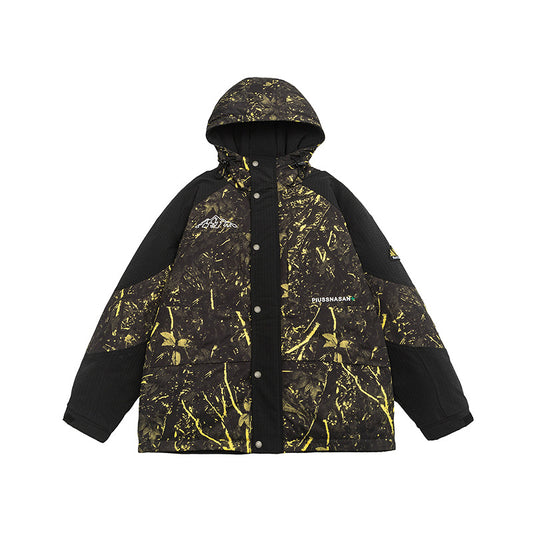 Chaqueta Acolchada Gruesa para Hombre - Diseño Holgado y Cálido con Capucha