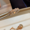 Trendy Boutique Snake Diamond Ring Cold Wind Index Finger Full diamond platinum 5