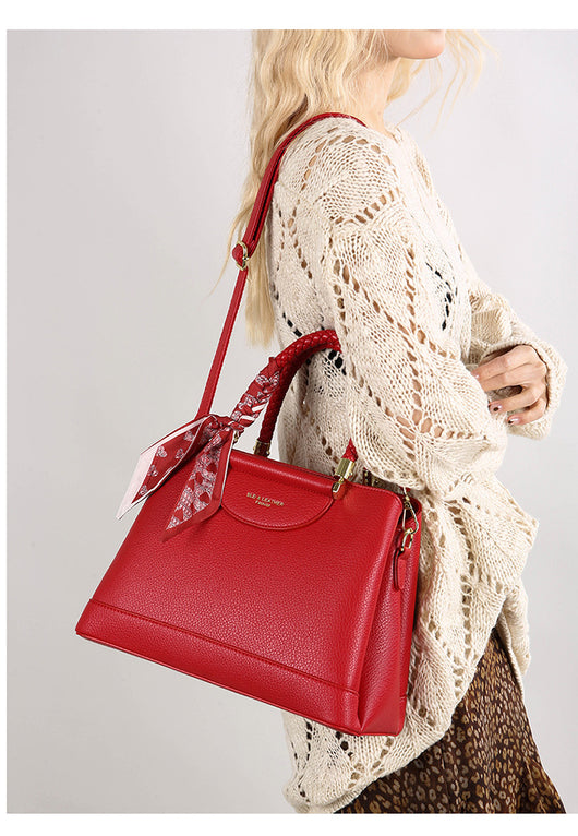 Bolso Tote Crossbody de Lujo Retro con Gran Capacidad para Mujer - Image 27