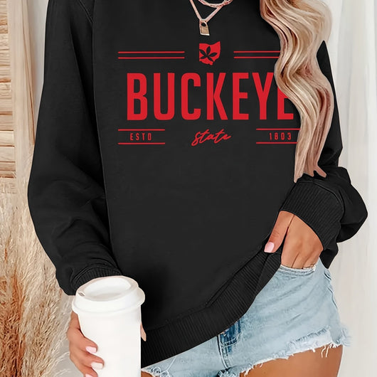 Sudadera Casual Ohio con Cuello Redondo para Mujer - Image 6