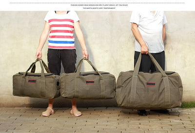 Bolsa de Viaje Grande de Lona para Hombre - Capacidad Extra para Mudanzas - Image 7