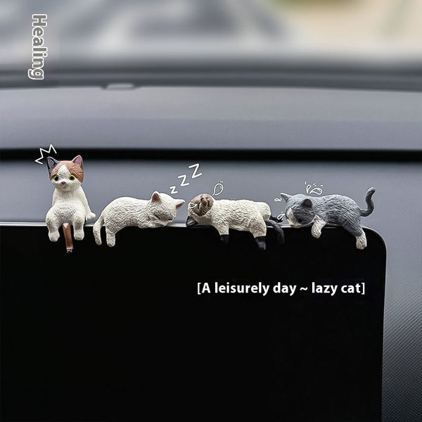 Adorno de Gato Durmiente para Auto - Decoración Femenina - Image 8