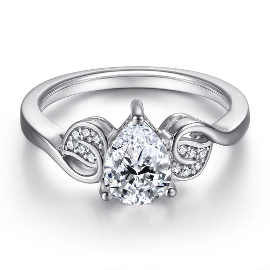 Anillo de Plata Esterlina 925 Diseño Gota - Image 8
