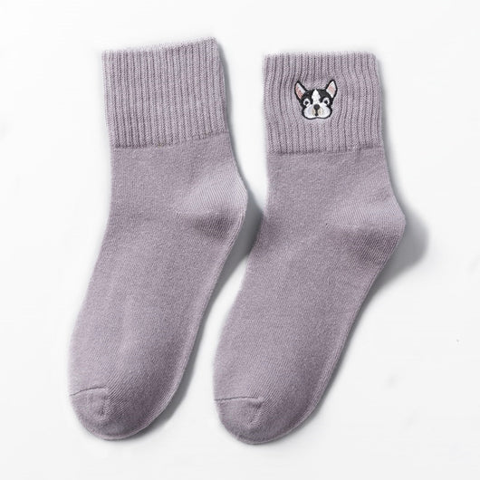 Calcetines de Invierno para Mujer con Bordados de Animales Kawaii - Image 6