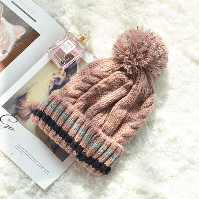 Gorro de Lana Gruesa Abrigado Versátil para Invierno - Image 5