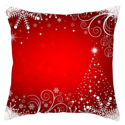 Funda de Almohada Navideña con Diseño de Ciervo y Patrón Geométrico - Image 48