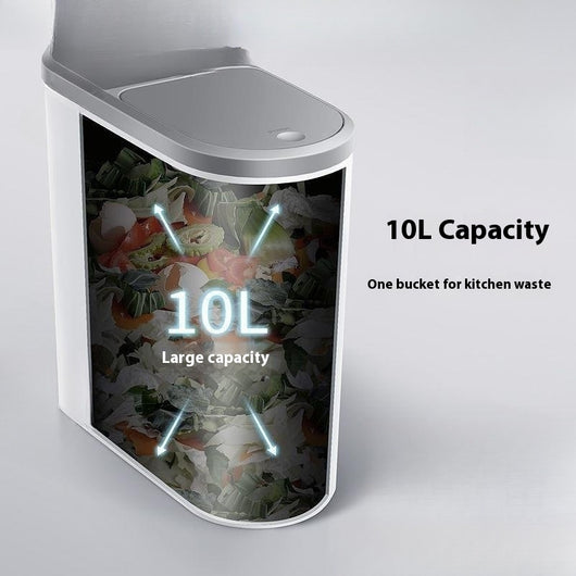 Basurero Compacto con Tapa para Baño - Contenedor de Almacenamiento Estrecho - Image 4