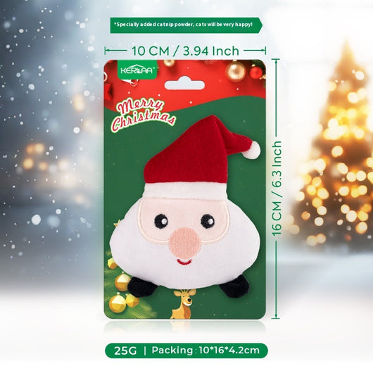 Juguete Peluche Navideño para Gatos con Catnip - Image 7