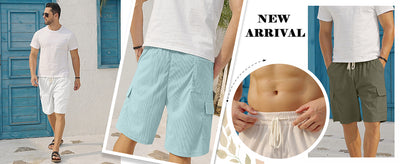Shorts de Pana para Hombre con Múltiples Bolsillos - Image 18
