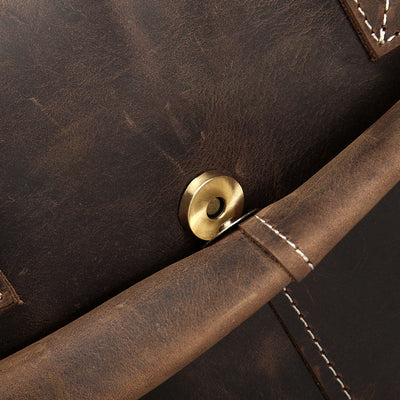 Bolso de Cuero Crazy Horse para Hombre - Estilo Vintage - Image 3