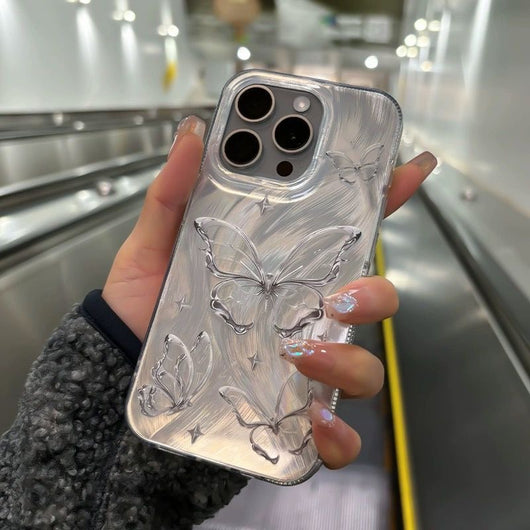 Funda Móvil Mariposa con Textura Anti-caídas y Protección Premium - Image 3