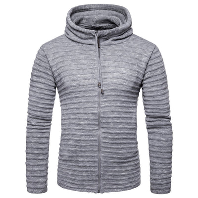 Sudadera con capucha a rayas para hombre - Image 8