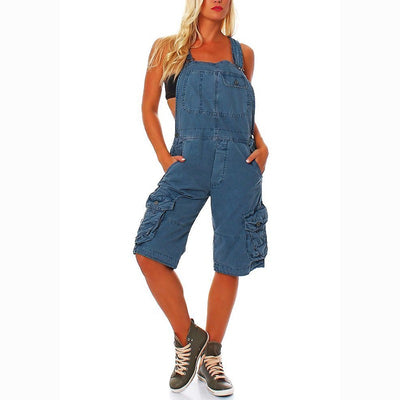 Pantalón Casual Mujer con Tirantes Tipo U-Collar - Image 3