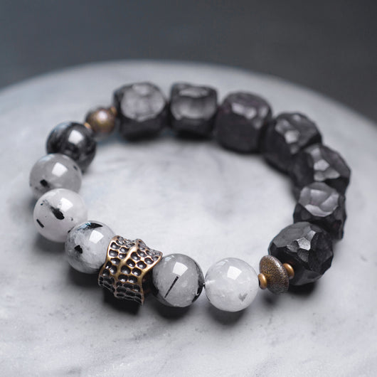 Pulsera de Cuentas Ébano Combinable Artesanal - Image 7