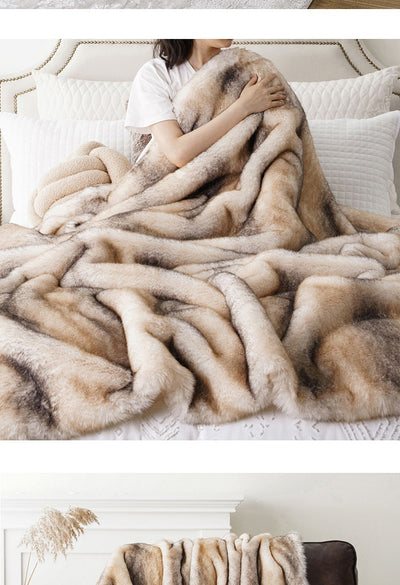 Manta Térmica de Peluche Engrosada para Otoño e Invierno - Image 13