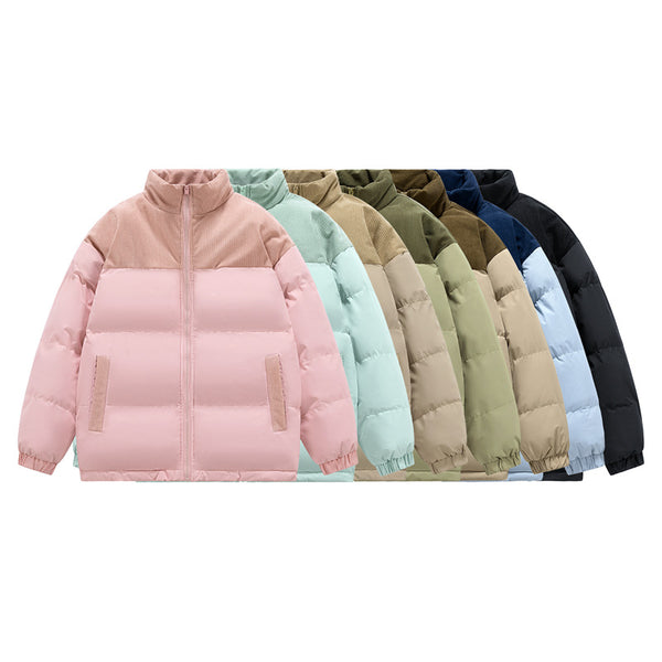 Abrigo Acolchado de Invierno con Capucha para Hombre