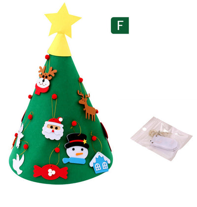 Árbol de Navidad de Fieltro Gigante DIY - Decoración Navideña Interactiva - Image 13