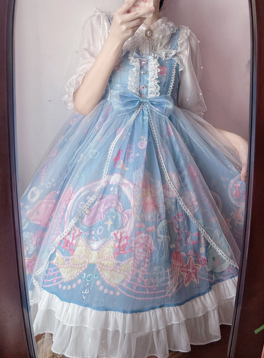 Vestido Lolita JSK con Tirantes Diseño Original - Falda Verano - Image 8