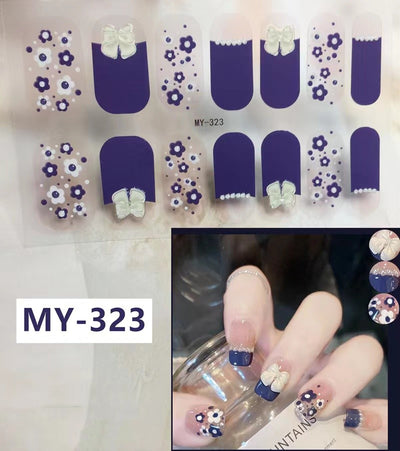 Stickers de Uñas 3D Sin Horno - Impermeables y Duraderos - Image 7