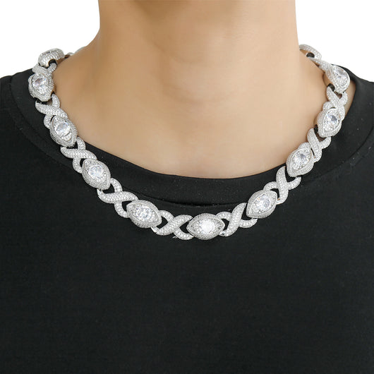 Collar Hip-Hop Personalizado para Hombre con Circones Micro Pavé - Image 4
