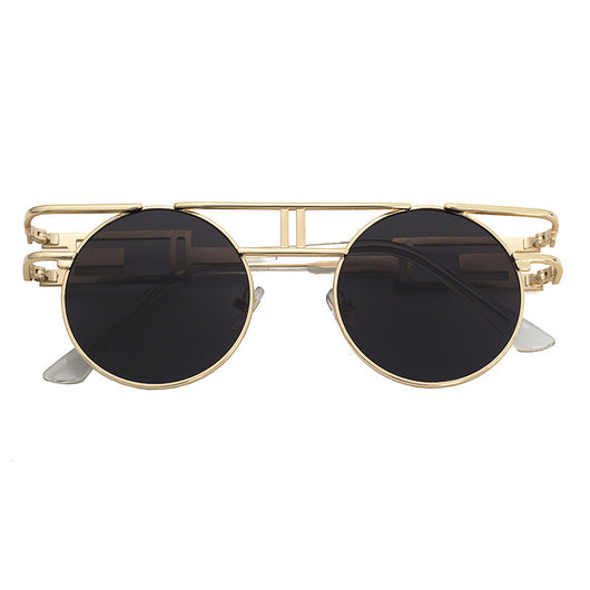 Gafas de Sol Steampunk Vintage Redondas para Hombre y Mujer - Image 7