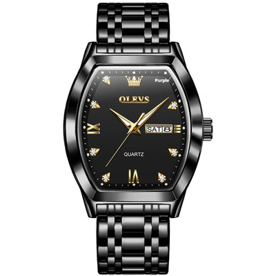 Reloj de Negocios Cuarzo Barril Auténtico para Hombre - Image 6