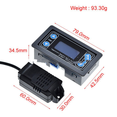 Tablero de Control Automático de Temperatura y Humedad de Doble Salida de Alta Precisión - Image 3