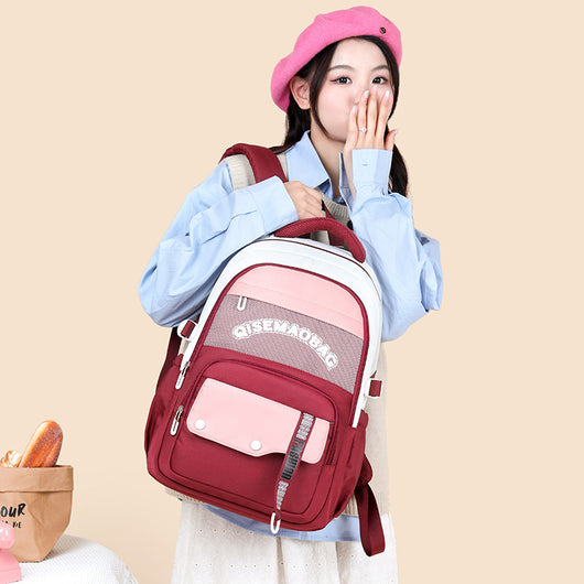 Mochila de Viaje Casual con Contraste de Colores - Image 17
