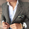 Blazer Casual Pata de Gallo para Hombre
