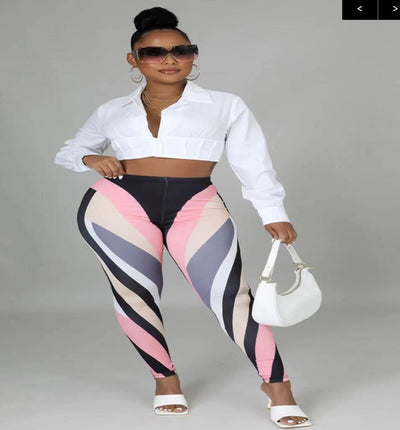 Leggings Estampados de Cintura Alta Slim para Mujer - Image 23