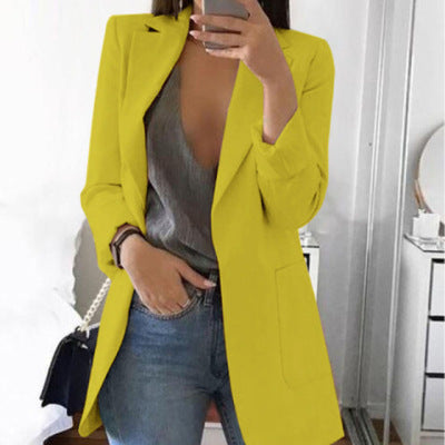 Blazer Slim Temperamento con Solapa Elegante - Image 20