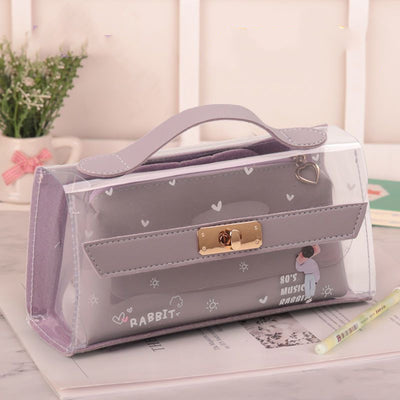 Estuche Transparente Margarita para Lápices y Artículos de Papelería - Image 14