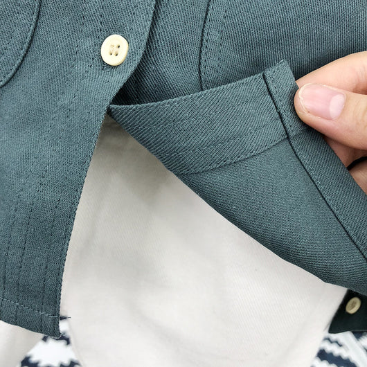 Camisa Infantil de Color Liso Estilo Coreano para Niños - Image 4