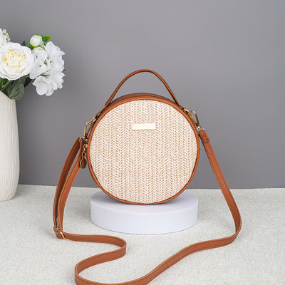 Bolsa de Paja Tejida Redonda para Mujer – Diseño Minimalista y Elegante - Image 17