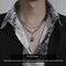 Mens Titanium Steel Necklace That Wont Fade Simple Versatile Jewelry L001A